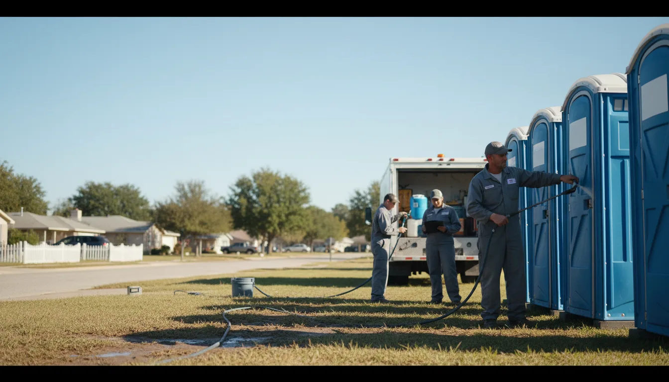 Long-Term Portable Toilet Rental in Nova, OH near me
